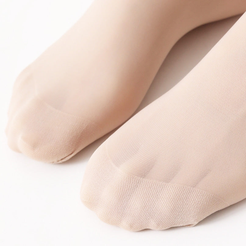 FITU Women's 50D Extra Soft 12 Pairs Sheer Nylon Ankle High Tights Hosiery Socks (12 Pairs Nude - 50D)