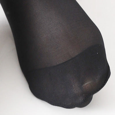 FITU Women's 10 Pairs Pack Nylon Ankle Tights Hosiery Socks (Black) One Size Black